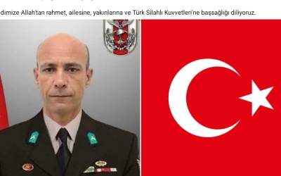 Fırat Kalkanı Bölgesi'nden Acı Haber: Piyade Astsubay Kıdemli Başçavuş Kenan Şahin Şehit Oldu